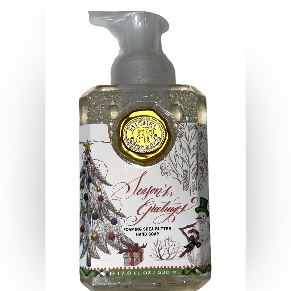 Michel Design Works “SEASON’S GREETINGS”
foaming hand soap